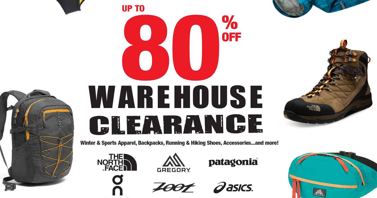 Featured image for Save up to 80% off North Face, Asics, On, Zoot & more at Outdoor Venture's Warehouse Clearance sale from 27 - 30 Apr 2017