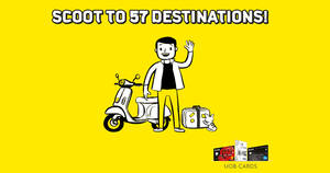 Featured image for (EXPIRED) 20% off 57 Scoot and Tigerair’s destinations with UOB cards! Valid from 31 May – 3 Jun 2017
