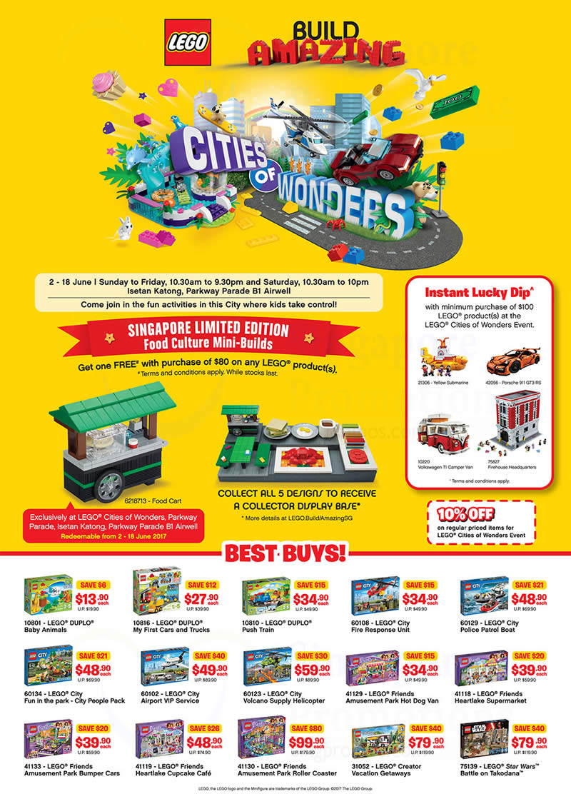 Lego cities of discount wonders