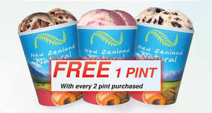 Featured image for (EXPIRED) New Zealand Natural: Buy 2 get 1 free pints at all outlets from 27 May – 29 Jul 2017