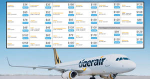 Featured image for (EXPIRED) Tigerair’s 24hr FLASH sale features fares fr $34 all-in to over 30 destinations! Book from 4 – 5 May 2017