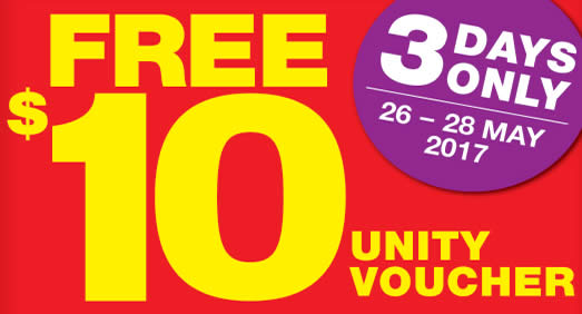 Featured image for Unity: Free $10 voucher when you buy $90 worth of Unity vouchers from 26 - 28 May 2017