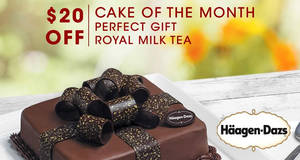 Featured image for (EXPIRED) Häagen-Dazs: Save $20 off Royal Milk Tea ice cream whole cakes! Valid from 1 – 30 Jun 2017
