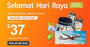Featured image for (EXPIRED) Jetstar: Weekend Fare Frenzy sale fares fr $36 all-in to over 20 destinations! Book from 23 – 25 Jun 2017