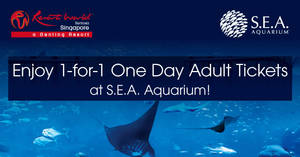 Featured image for S.E.A. Aquarium: 1-for-1 adult tickets for NSmen! From 1 Jul – 10 Aug 2017