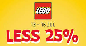 Featured image for Isetan: Save 25% OFF reg-priced LEGO products! From 13 – 16 Jul 2017