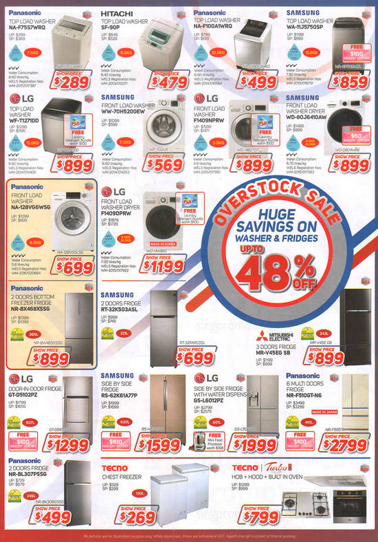 Washers, Fridges, Freezers, Hobs