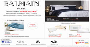 Balmain bedding discount singapore