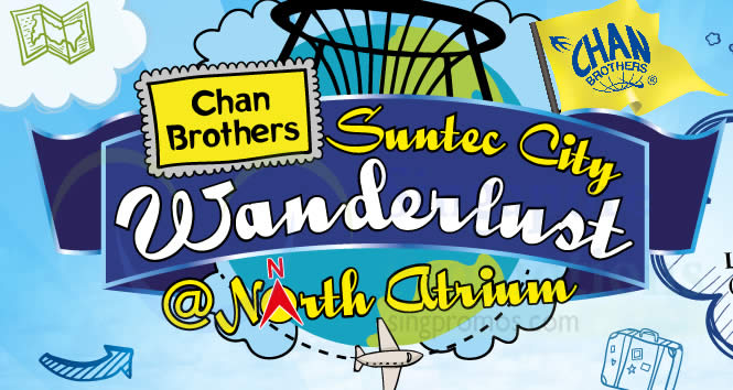 Featured image for Chan Brothers Suntec City Wanderlust travel fair from 11 - 13 Aug 2017