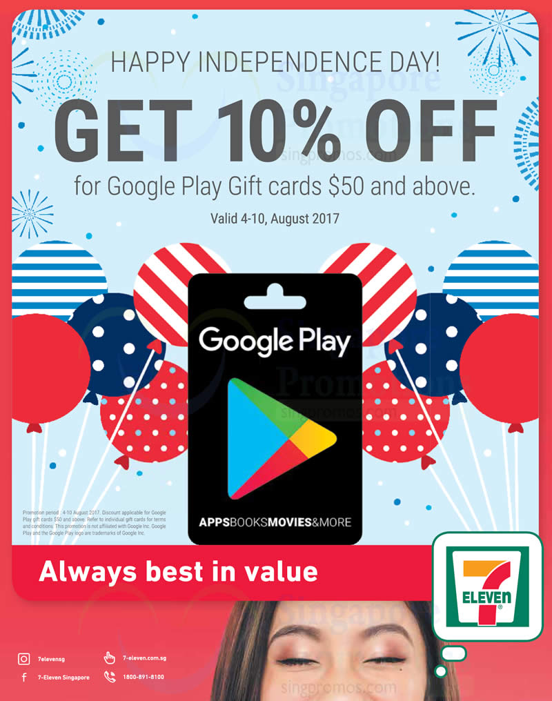 Google Play gift cards going at 10% off at 7-Eleven! From ...