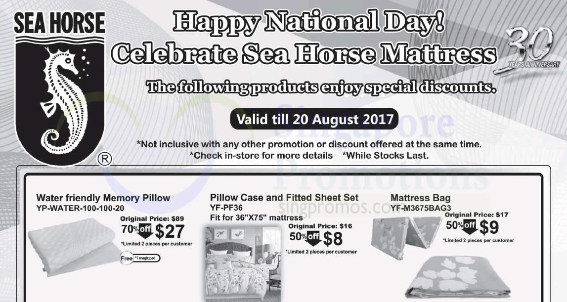 Featured image for Sea Horse offers 20% to 70% off selected furniture, mattresses, beds & more! From 5 - 20 Aug 2017