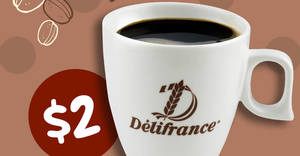 Featured image for (EXPIRED) Delifrance: $2 coffee at almost all outlets today only, 29 Sep 2017