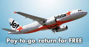 Featured image for (EXPIRED) Jetstar’s Pay-to-go, return for FREE promo is back to 25 destinations! Book by 17 Apr 2018