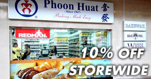 Featured image for Phoon Huat: 10% OFF storewide sale at all outlets! From 29 – 31 Dec 2017