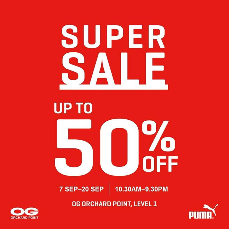 puma 50 off sale