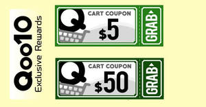 Featured image for (EXPIRED) Qoo10: Grab free $5 and $50 cart coupons! From 30 Sep – 1 Oct 2017