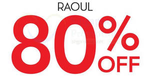 Featured image for (EXPIRED) Raoul 80% off sale at Isetan Scotts! From 14 – 21 Sep 2017