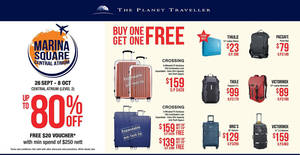 Featured image for (EXPIRED) The Planet Traveller up to 80% off ultimate travel goods fair! From 26 Sep – 8 Oct 2017