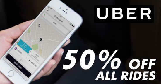 Uber: 50% OFF ALL rides promo code (10am u2013 5pm daily)! From 4 u2013 6 