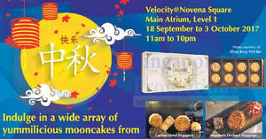 Featured image for Velocity@Novena Square Mid-Autumn mooncake fair from 18 Sep – 3 Oct 2017