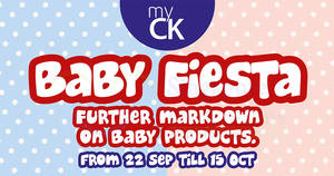 Featured image for (EXPIRED) myCK up to 30% off Baby Fiesta promotion! From 22 Sep – 15 Oct 2017