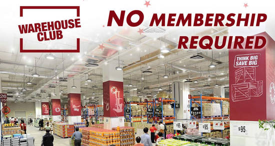 FairPrice Warehouse Club is having a “Shop without membership” open house promo till 30 Dec 2020 - 1