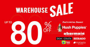 Featured image for (EXPIRED) Hush Puppies, Obermain, Sebago & more up to 80% OFF warehouse sale! From 26 – 29 Oct 2017