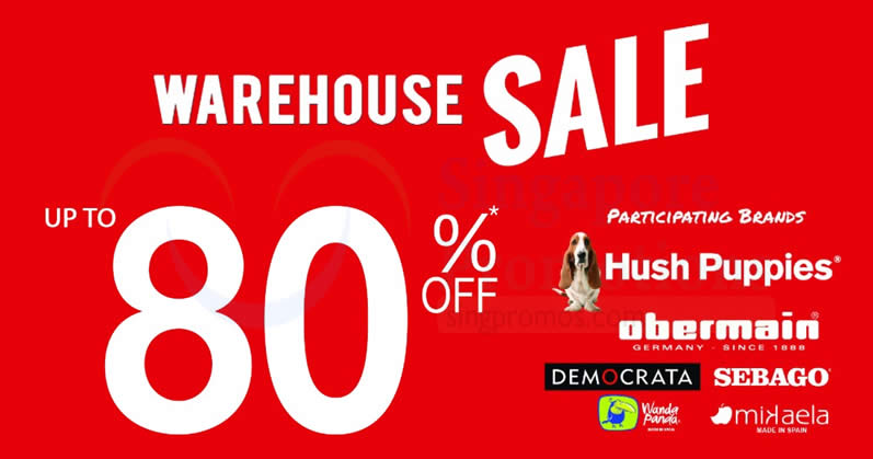 Featured image for Hush Puppies, Obermain, Sebago & more up to 80% OFF warehouse sale! From 26 - 29 Oct 2017