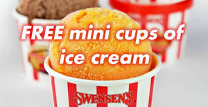 Featured image for Swensen’s: FREE mini cups of ice cream giveaway at new Singpost Centre outlet on 20 Oct 2017, 12pm