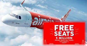 Featured image for Air Asia FREE seats promo is back – 5 million seats up for grabs! From 13 – 19 Nov 2017