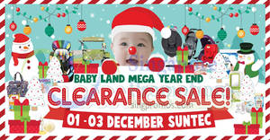 Featured image for (EXPIRED) Babyland Mega Year End clearance sale baby fair at Suntec from 1 – 3 Dec 2017