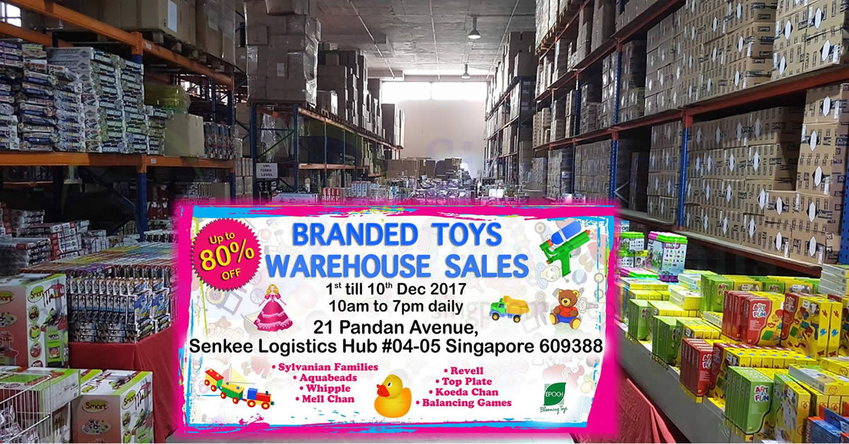 sylvanian families warehouse sale