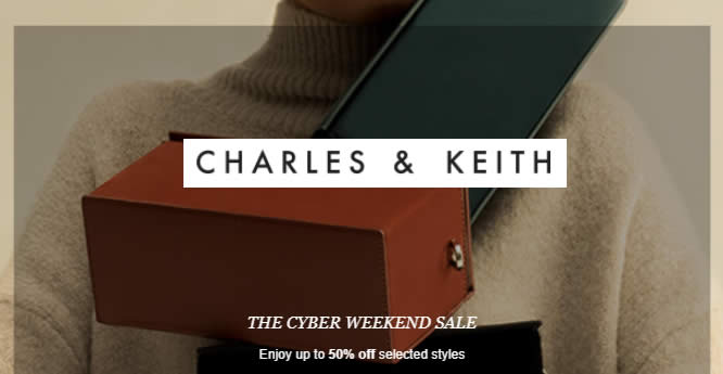 Charles & Keith: Up to 50% OFF selected styles Cyber Weekend sale! From ...