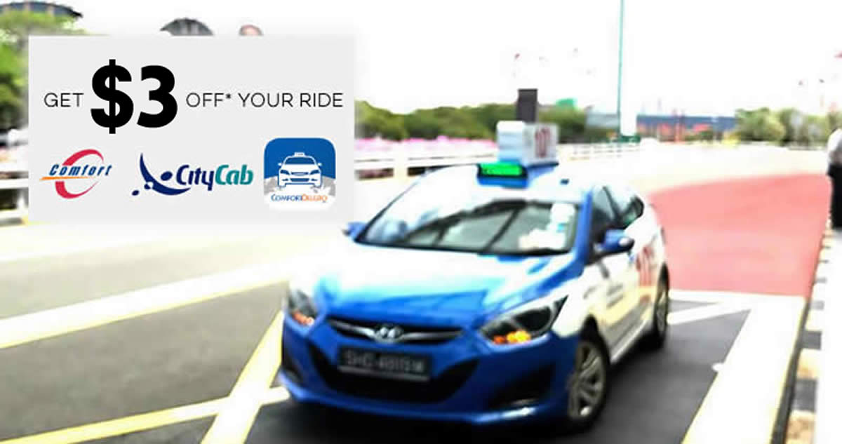 Featured image for ComfortDelGro releases new $3 OFF taxi fares promo code valid till 10 Jan 2023