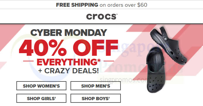 crocs cyber monday sale