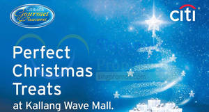 Featured image for (EXPIRED) Kallang Wave: 1-for-1 & more perfect Christmas treats with Citi cards! From 26 Nov – 31 Dec 2017