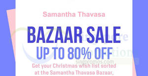 Featured image for Samantha Thavasa: Up to 80% OFF bazaar sale at Isetan Scotts! Ends 30 Nov 2017