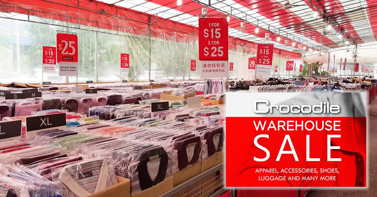 Crocodile warehouse sale (apparel 