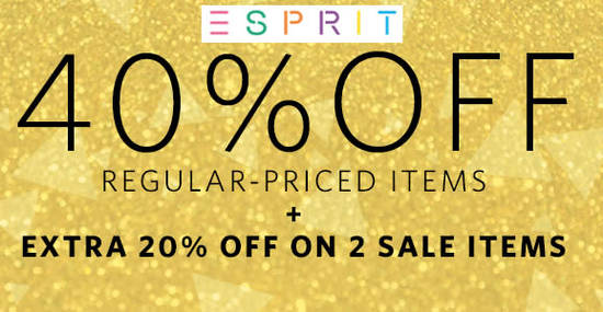 Esprit FLASH sale feat 12 Dec 2017 Esprit FLASH sale feat 12 Dec 2017