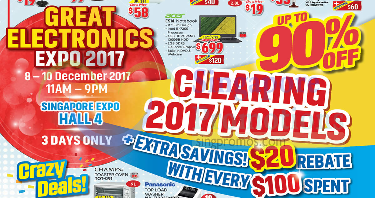 electronics expo codes