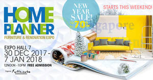 Featured image for (EXPIRED) Home Planner 2018 furnishing show at Singapore Expo! From 30 Dec 2017 – 7 Jan 2018