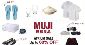 Featured image for MUJI: Up to 60% OFF atrium sale at ION Orchard! From 27 Dec 2017 – 2 Jan 2018