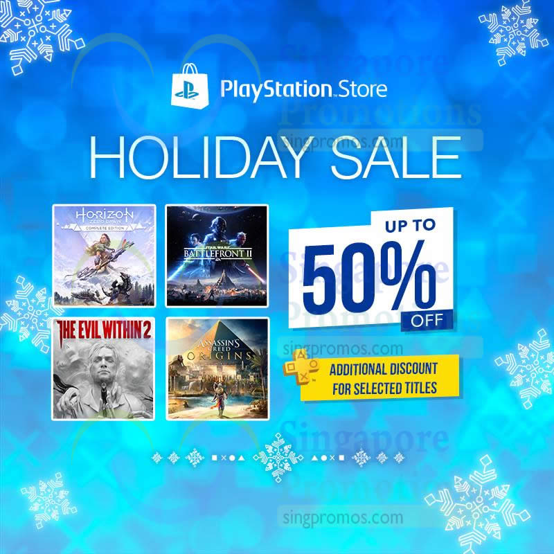 Playstation Store Up To 50 Off Holiday Sale Now On Till 8 Jan 18