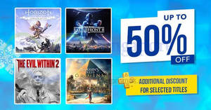 Featured image for (EXPIRED) PlayStation Store: Up to 50% OFF Holiday sale now on till 8 Jan 2018