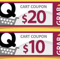 Qoo10: Grab free $10 and $20 cart coupons! From 31 Mar – 1 Apr 2018 - 1