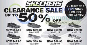Featured image for Skechers: Up to 50% OFF clearance sale at Safra Toa Payoh! From 7 – 10 Dec 2017