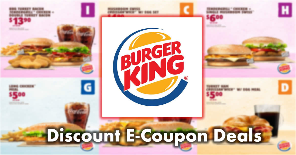Burger king coupons 2018 january