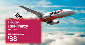 Featured image for (EXPIRED) Jetstar: Over 15 destinations on sale fr $38 all-in! Book from now till 19 Jan 2018, 11pm