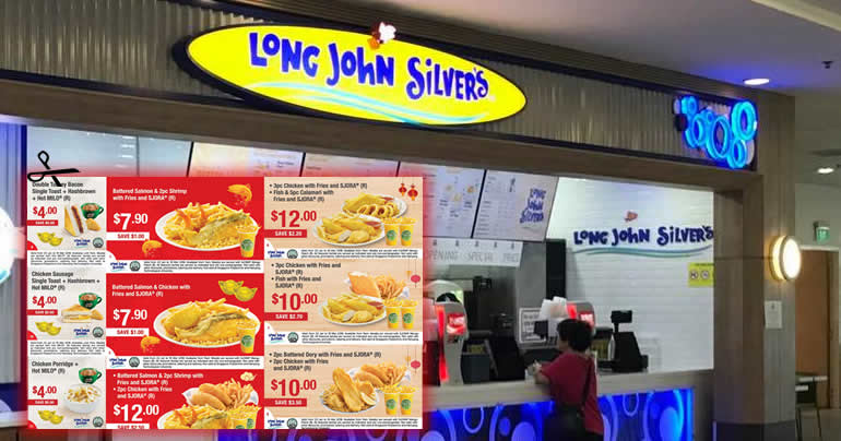 Featured image for Long John Silver's: NEW discount coupon deals - just flash to redeem! Valid till 19 Mar 2018