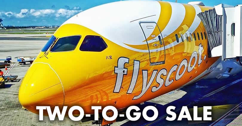 Featured image for Scoot: Two-To-Go sale - Fly fr $52 all-in to over 60 destinations when you book from 9 - 11 July 2019